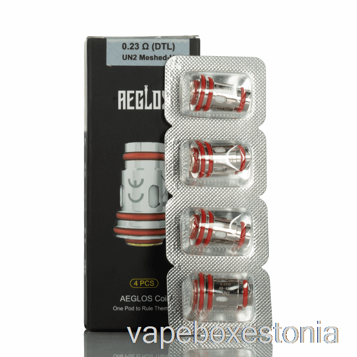 Vape Box Estonia Uwell Aeglos Asenduspoolid 0,23ohm Un2 Meshed-h Coils